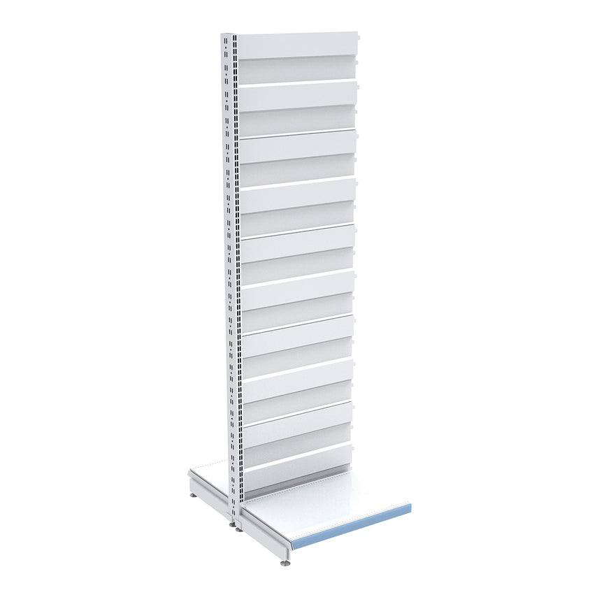 Góndola central CAEM alto 203 cm blanco