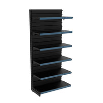 Góndola de pared CAEM alto 203 cm negro