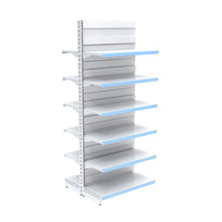 Góndola central CAEM alto 223 cm blanco
