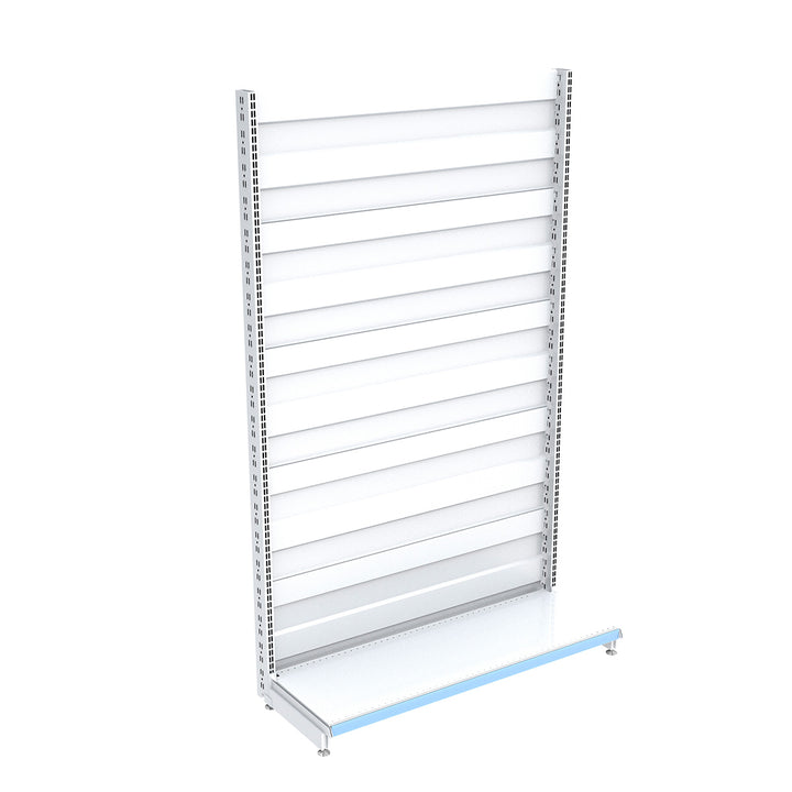 Cabecera góndola CAEM alto 223 cm blanco