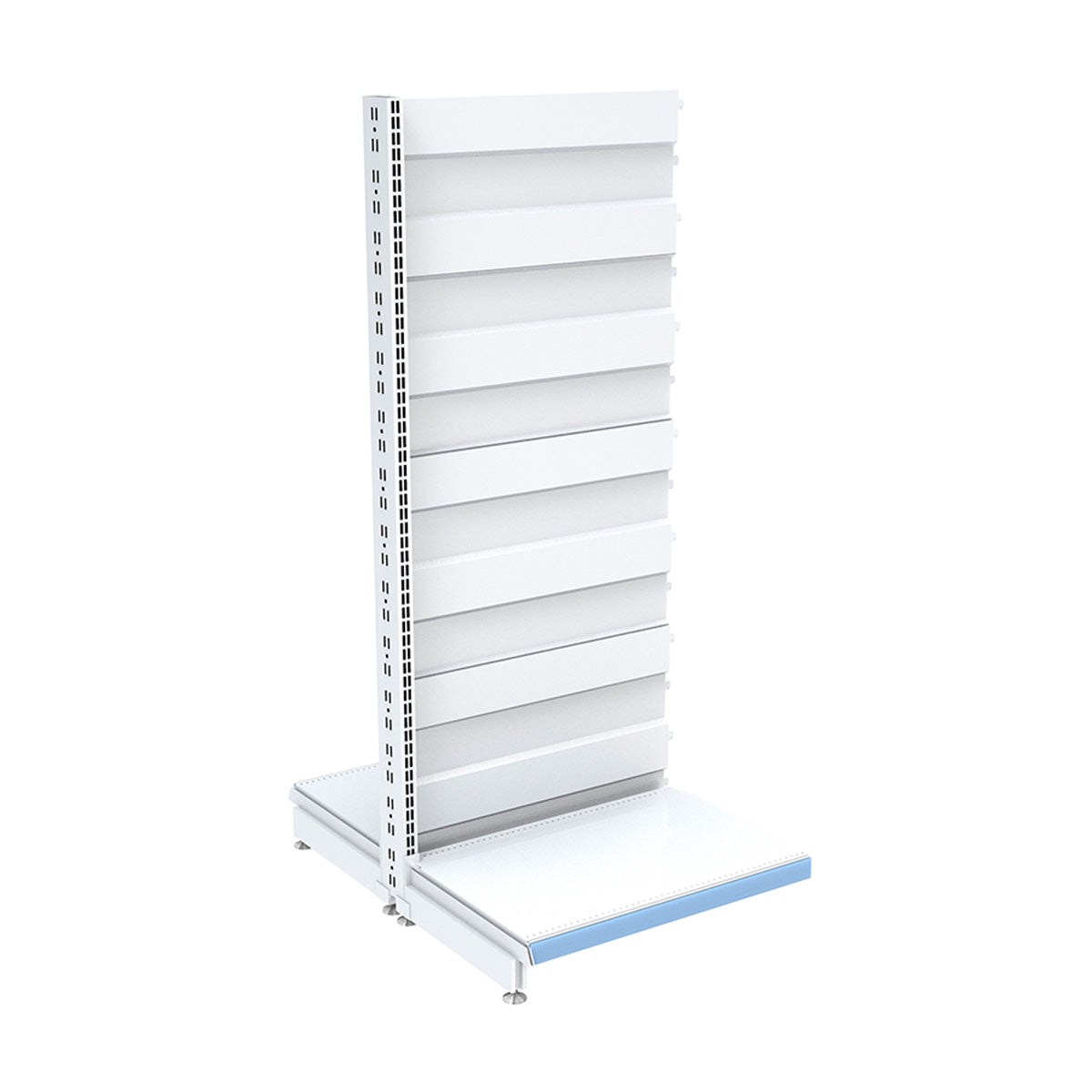 Góndola central CAEM alto 143 cm blanco
