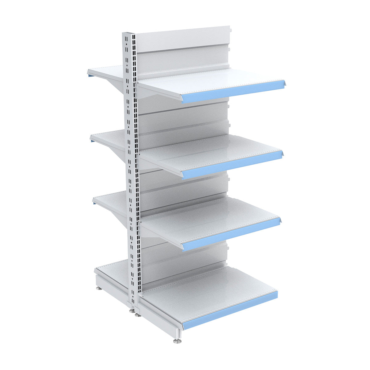 Góndola central CAEM alto 143 cm blanco