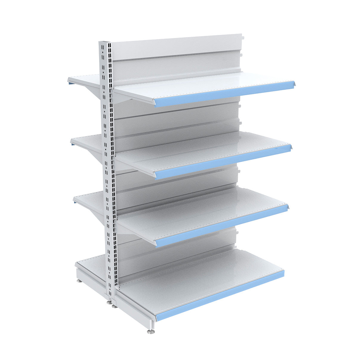 Góndola central CAEM alto 143 cm blanco