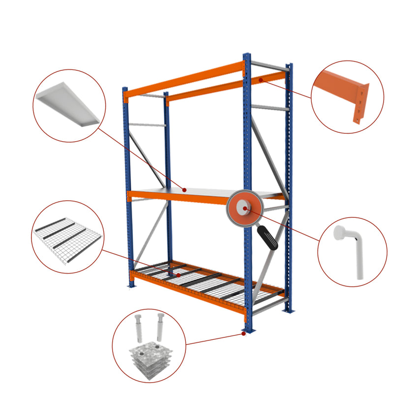 Largueros Rack para Almacenaje Seminuevo